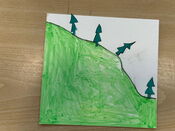 Weihnachtskarten der 4a aus dem Kunstunterricht